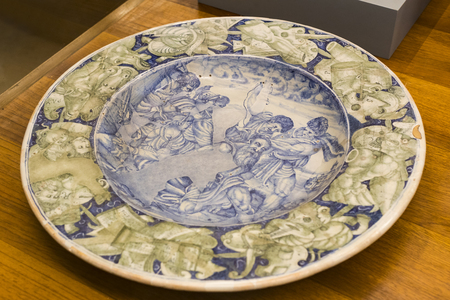 6 JUNE 2018, MILAN, ITALY: The exposition of the luxury belongings of the nobles of Milan is exhibited in the Sforza Castle Museum.のeditorial素材