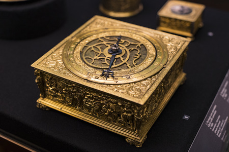 4 JUNE 2018, MILAN, ITALY: Museum of the Poldis Pezzoli, exposition of luxury from the collections of the nobility of Milan.のeditorial素材