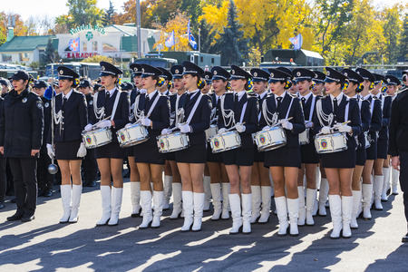 KHARKIV, UKRAINE - 14 OCTOBER, 2018: Defender of Ukraine.のeditorial素材
