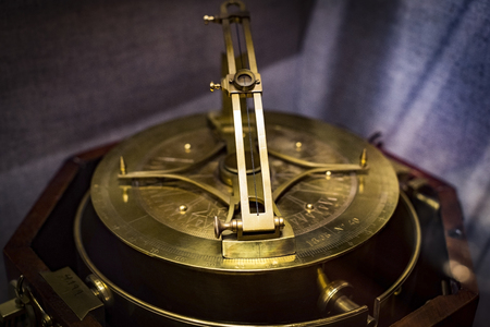 MADRID, SPAIN - 28 MARCH, 2018: The Maritime Museum in Madrid History of the Spanish Navy ship models historical artifactsのeditorial素材