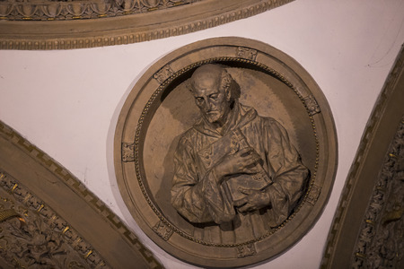 MILAN, ITALY - 4 JUNE 2018: The Interior of the Basilica of St. Paul. Ambrose in Milan.のeditorial素材