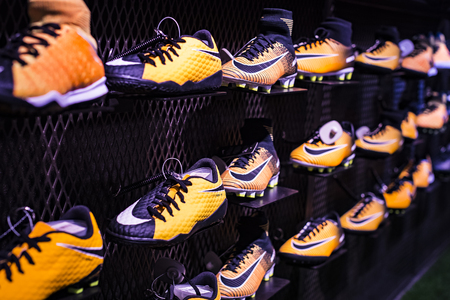 BARCELONA, SPAIN - 12th JANUARY 2018 Official Storeのeditorial素材