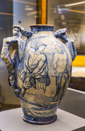 MILAN, ITALY - 6 JUNE 2018: The exposition of the luxury belongings of the nobles of Milan is exhibited in the Sforza Castle Museum.のeditorial素材