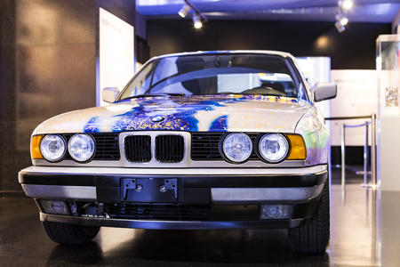 MUNICH, GERMANY - NOVEMBER 24, 2018: Exhibition of the BMW Museum.のeditorial素材