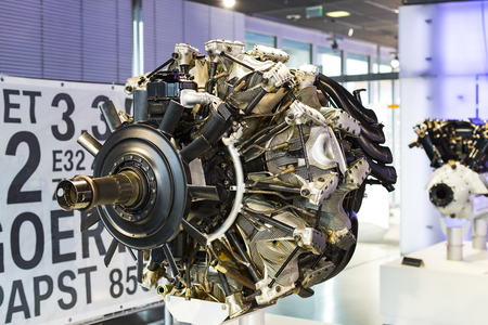 MUNICH, GERMANY - NOVEMBER 24, 2018: Exhibition of the BMW Museum.
