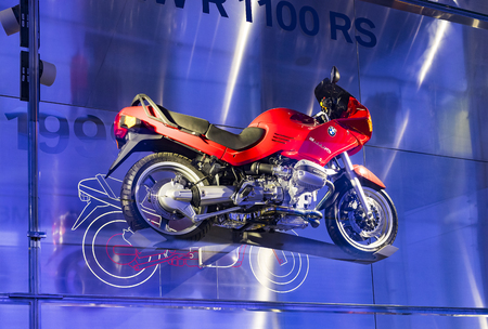 MUNICH, GERMANY - NOVEMBER 24, 2018: Exhibition of the BMW Museum.のeditorial素材