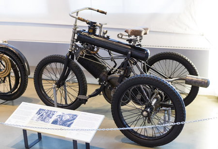 MUNICH, GERMANY - NOVEMBER 26, 2018: Collection of historically known Deutsches Museum...