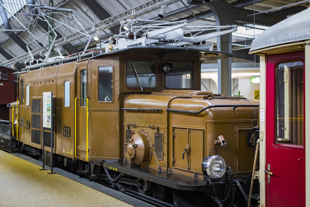 MUNICH, GERMANY - NOVEMBER 26, 2018: Collection of historically known Deutsches Museum Verkehrszentrum.のeditorial素材