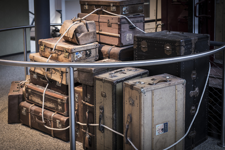 MUNICH, GERMANY - NOVEMBER 26, 2018: Collection of historically known Deutsches Museum Verkehrszentrum.のeditorial素材