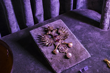 MUNICH, GERMANY - NOVEMBER 27, 2018: Values ??and artifacts of the Bavarian kingdom in Munich.のeditorial素材