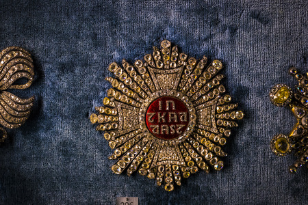 MUNICH, GERMANY - NOVEMBER 27, 2018: Values ??and artifacts of the Bavarian kingdom in Munich.のeditorial素材
