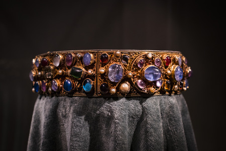 MUNICH, GERMANY - NOVEMBER 27, 2018: Values ??and artifacts of the Bavarian kingdom in Munich.のeditorial素材