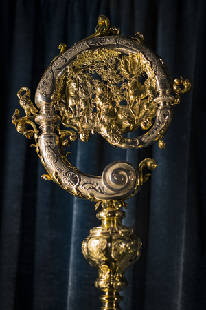 MUNICH, GERMANY - NOVEMBER 27, 2018: Values ??and artifacts of the Bavarian kingdom in Munich.のeditorial素材