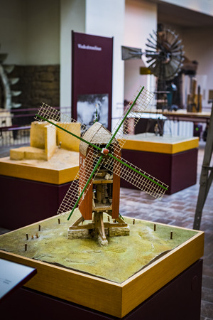 MUNICH, GERMANY - NOVEMBER 26, 2018: A German film of various energy generators.のeditorial素材