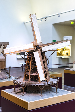 MUNICH, GERMANY - NOVEMBER 26, 2018: A German film of various energy generators.のeditorial素材