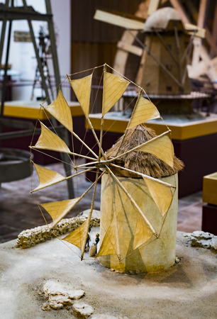 MUNICH, GERMANY - NOVEMBER 26, 2018: The German Museum of Science and Technology represents a collection of metal constructors and its development history.のeditorial素材