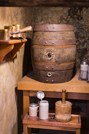 MUNICH, GERMANY - NOVEMBER 24, 2018: Expositions of the Oktoberfest festival.のeditorial素材