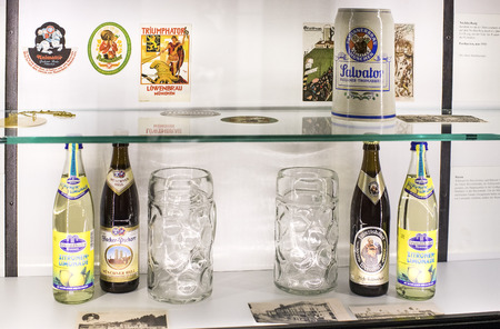 MUNICH, GERMANY - NOVEMBER 24, 2018: Expositions of the Oktoberfest festival.のeditorial素材