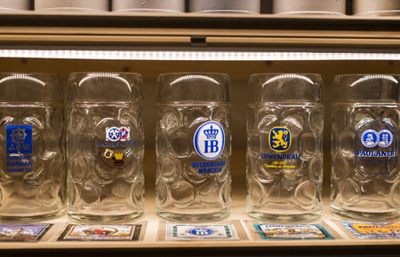 MUNICH, GERMANY - NOVEMBER 24, 2018: Expositions of the Oktoberfest festival.のeditorial素材