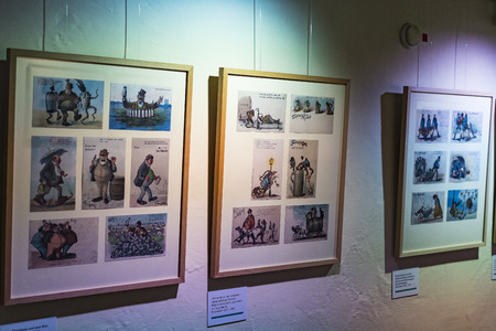 MUNICH, GERMANY - NOVEMBER 24, 2018: Expositions of the Oktoberfest festival.のeditorial素材