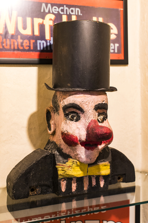 MUNICH, GERMANY - NOVEMBER 24, 2018: Expositions of the Oktoberfest festival.のeditorial素材