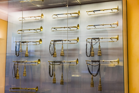 MUNICH, GERMANY - NOVEMBER 27, 2018: Bavarian National Museum in Munich.のeditorial素材