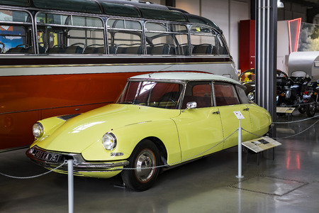 MUNICH, GERMANY - NOVEMBER 26, 2018: Collection of historically known Deutsches Museum Verkehrszentrum.のeditorial素材