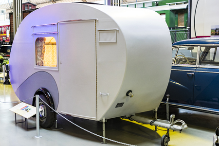 MUNICH, GERMANY - NOVEMBER 26, 2018: Collection of historically known Deutsches Museum Verkehrszentrum.のeditorial素材