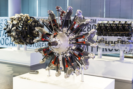 MUNICH, GERMANY - NOVEMBER 24, 2018: Exhibition of the BMW Museum.