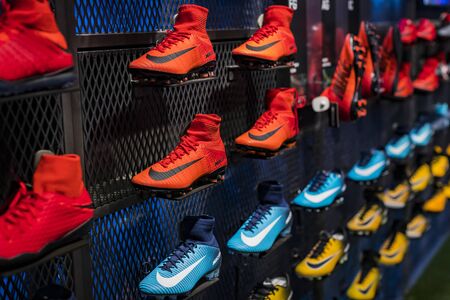 BARCELONA, SPAIN - 12th JANUARY 2018 Official Storeのeditorial素材