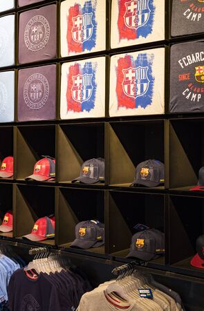 BARCELONA, SPAIN - 12th JANUARY 2018 Official Store