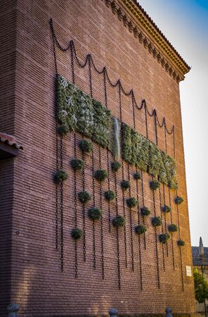 BARCELONA, SPAIN - 13 JANUARY 2018: The architectural complex Poble Espanyol of the traditional architecture of the country. Created in 1929 for an international exhibition held in Barcelona.のeditorial素材