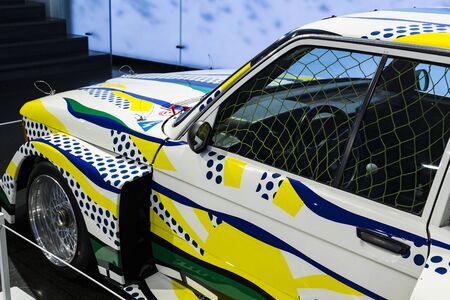 MUNICH, GERMANY - NOVEMBER 24, 2018: Exhibition of the BMW Museum.のeditorial素材