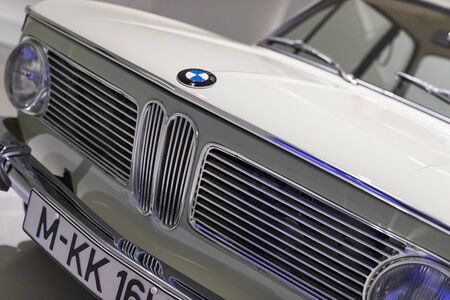 MUNICH, GERMANY - NOVEMBER 24, 2018: Exhibition of the BMW Museum.