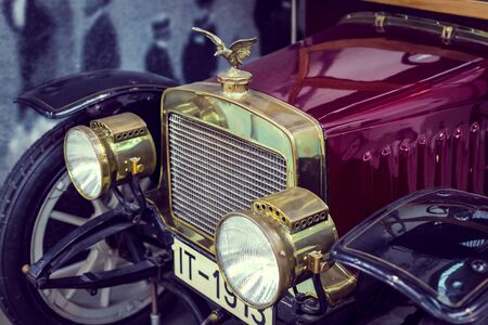 MUNICH, GERMANY - NOVEMBER 26, 2018: Collection of historically known Deutsches Museum Verkehrszentrum.のeditorial素材