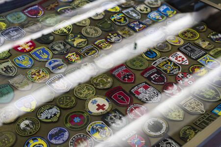 KIEV, UKRAINE - MARCH 15, 2019: DPR and LPR and Russian occupants.のeditorial素材