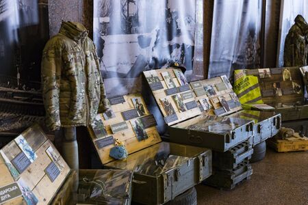 KIEV, UKRAINE - MARCH 15, 2019: DPR and LPR and Russian occupants.のeditorial素材