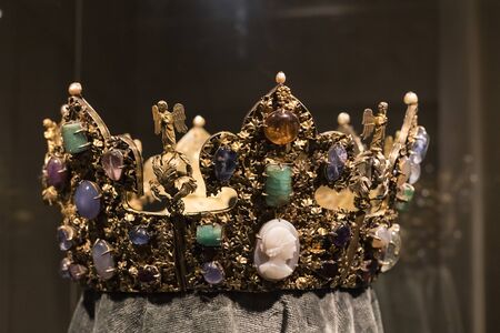 MUNICH, GERMANY - NOVEMBER 27, 2018: Values ??and artifacts of the Bavarian kingdom in Munich.のeditorial素材