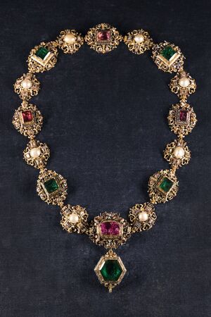 MUNICH, GERMANY - NOVEMBER 27, 2018: Values ??and artifacts of the Bavarian kingdom in Munich.のeditorial素材