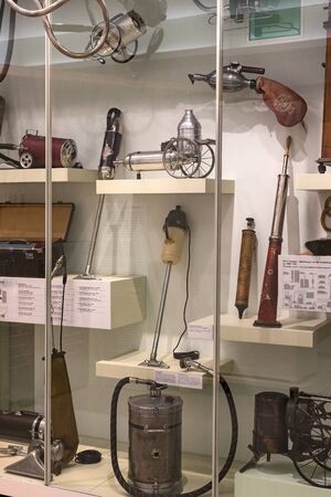 VIENNA, AUSTRIA - 24 AUGUST 2017: The technical museum in Vienna exhibits the production of energy...