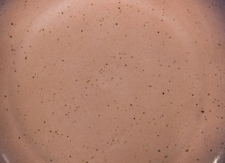 Background of old pottery with molds of mintの写真素材