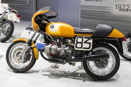 MUNICH, GERMANY - NOVEMBER 24, 2018: Exhibition of the BMW Museum.のeditorial素材