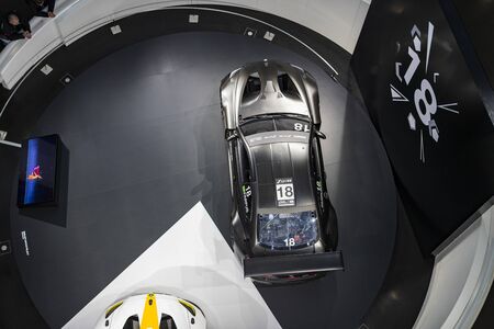 MUNICH, GERMANY - NOVEMBER 24, 2018: Exhibition of the BMW Museum.