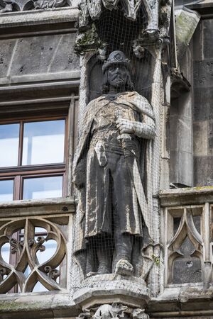 MUNICH, GERMANY - NOVEMBER 24, 2018: Marienplatz in Munich.のeditorial素材