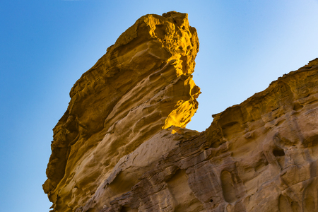 Landscapes Wadi Rum Desert in Jordan sand stoneの写真素材