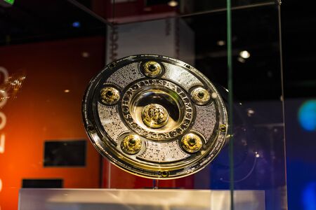 MUNICH, GERMANY - NOVEMBER 25, 2018: Located on the territory of the Allianz Arena, Munich Bavariaのeditorial素材