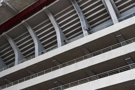 7 JUNE 2018, MILAN, ITALY: Elements of the interior stadium football teams Inter Milan and Milan in...