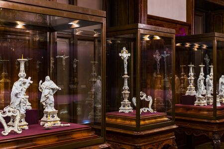 3 SEPTEMBER 2018, VIENNA, AUSTRIA: Treasury of the Habsburg dynasty Museum Hofburg palace in Vienna Austria.のeditorial素材