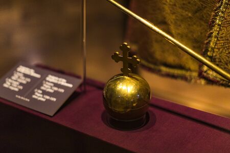 3 SEPTEMBER 2018, VIENNA, AUSTRIA: Treasury of the Habsburg dynasty Museum Hofburg palace in Vienna Austria.のeditorial素材