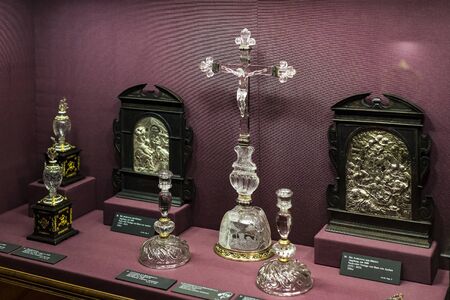 3 SEPTEMBER 2018, VIENNA, AUSTRIA: Treasury of the Habsburg dynasty Museum Hofburg palace in Vienna...